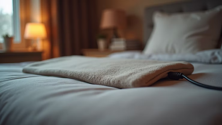 Heating pad for pelvic pain relief